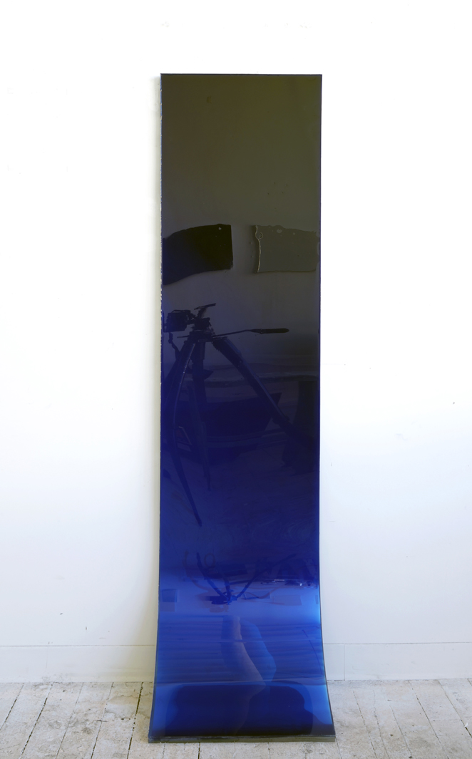 Carrie Yamaoka , 72 by 18 (deep blue fade) , 2009