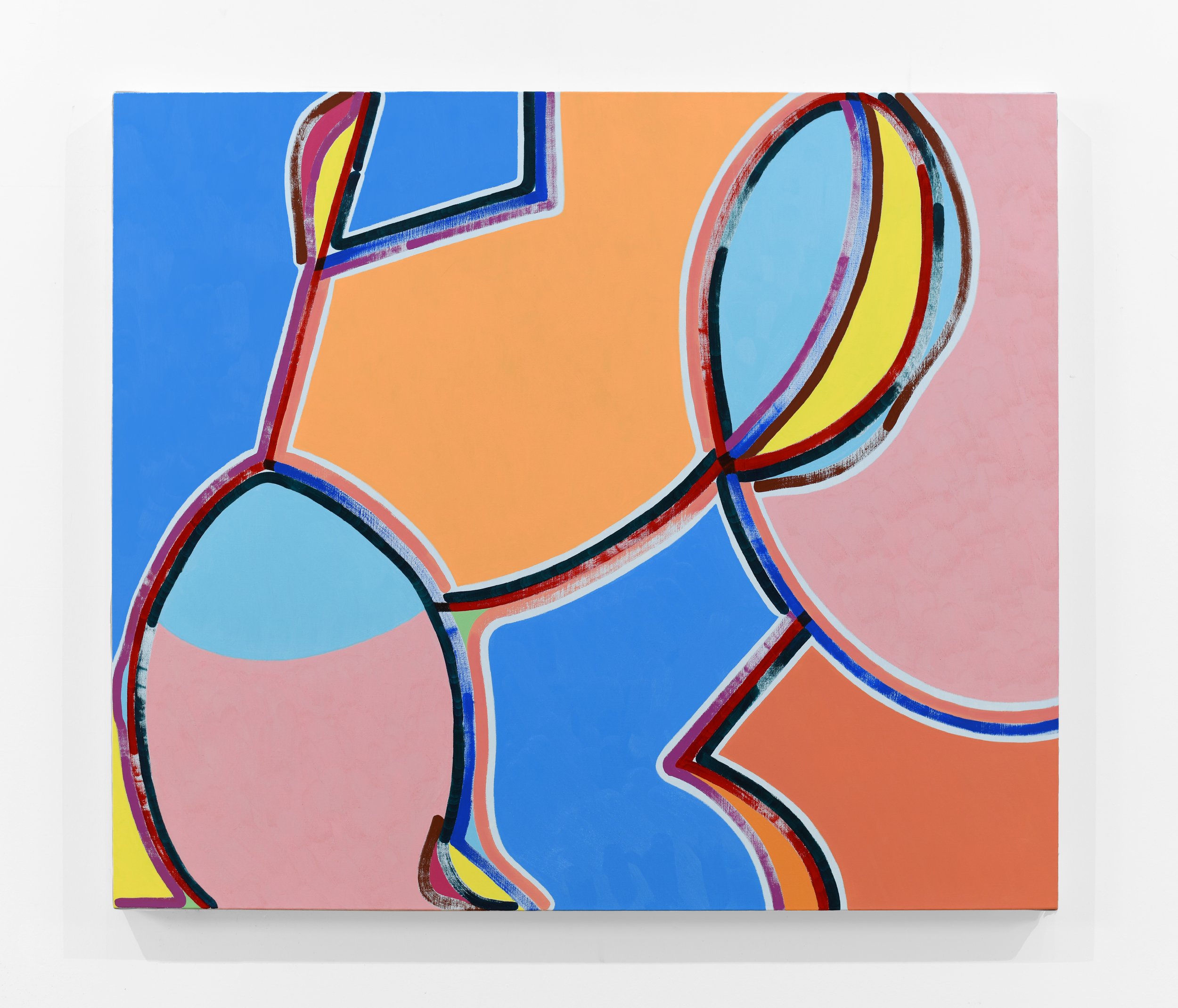 HOLLY COULIS Abstract Vases and Fruits , 2024 oil on linen 36 x 42 inches INQUIRE+