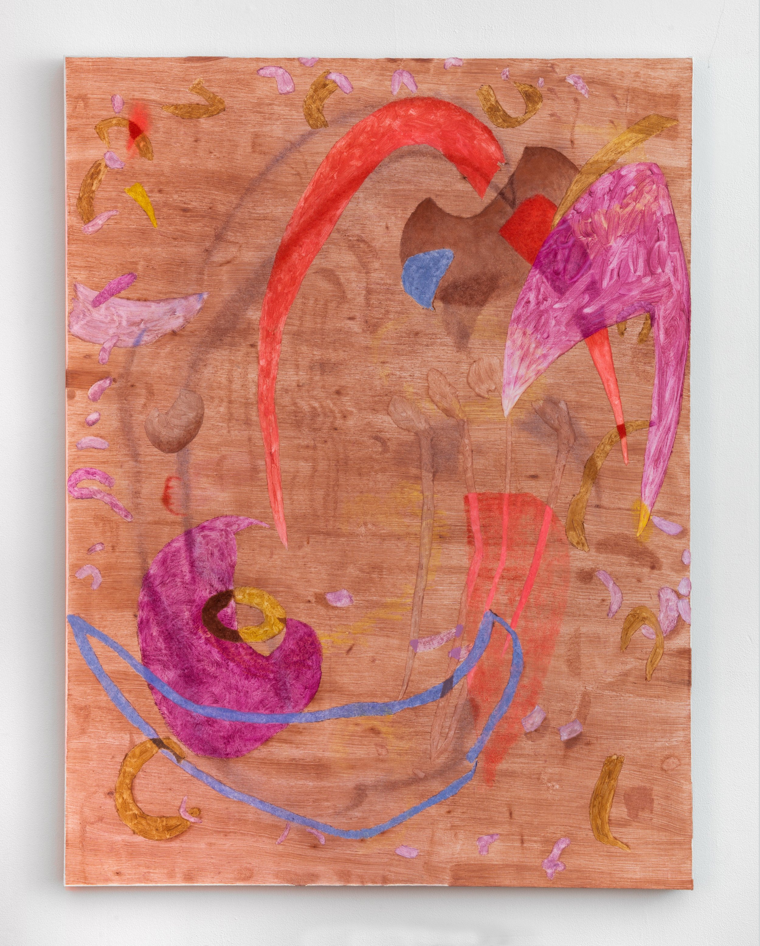 CLARE GRILL Crack , 2024 oil on linen 58 x 44 inches INQUIRE+