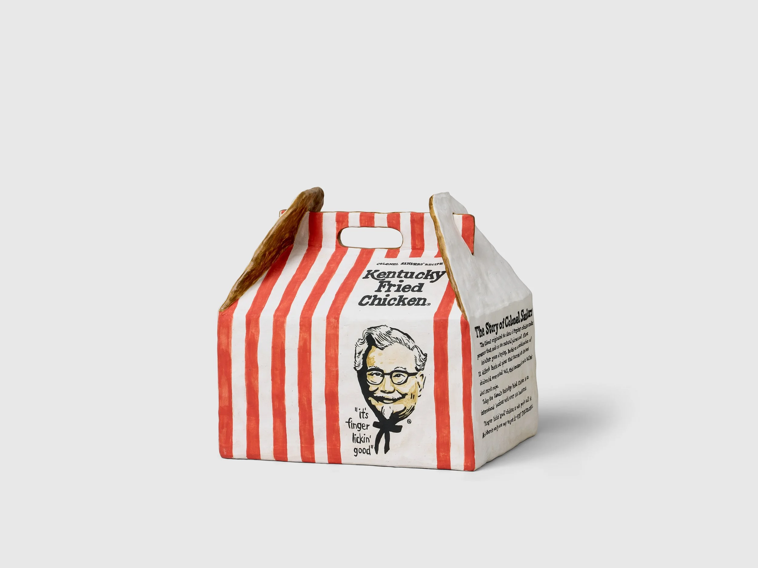 STEPHANIE H. SHIH Kentucky Fried Chicken , 2025 ceramic 9 x 9 x 7 inches INQUIRE+