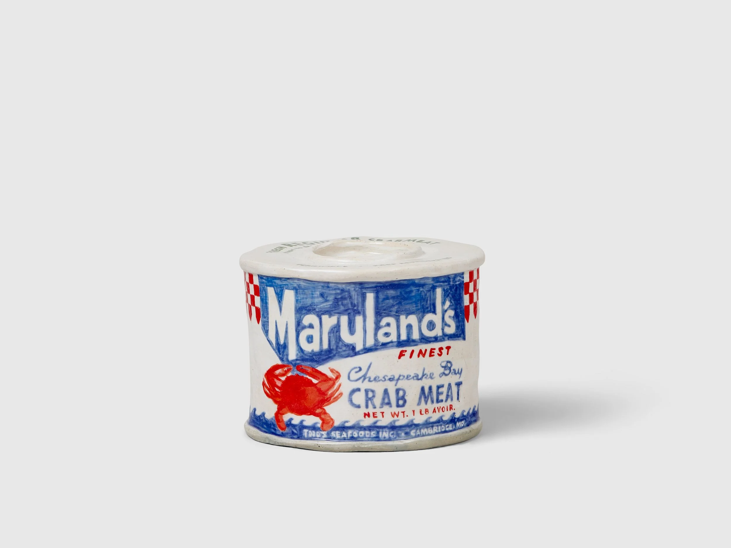 STEPHANIE H. SHIH Maryland's Finest Chesapeake Bay Crab Meat , 2025 ceramic 3 x 4 x 4 inches INQUIRE+