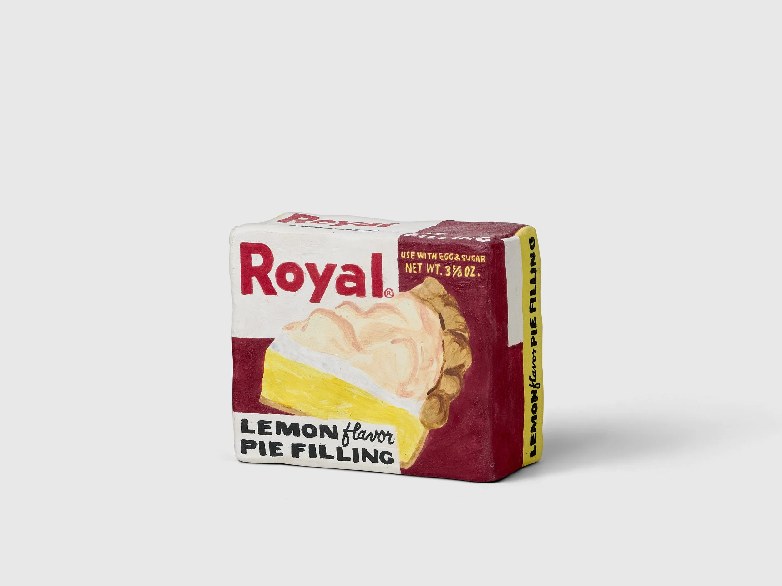 STEPHANIE H. SHIH Royal Lemon Flavored Pie Filling , 2025 ceramic 3 x 3.5 x 1.5 inches INQUIRE+