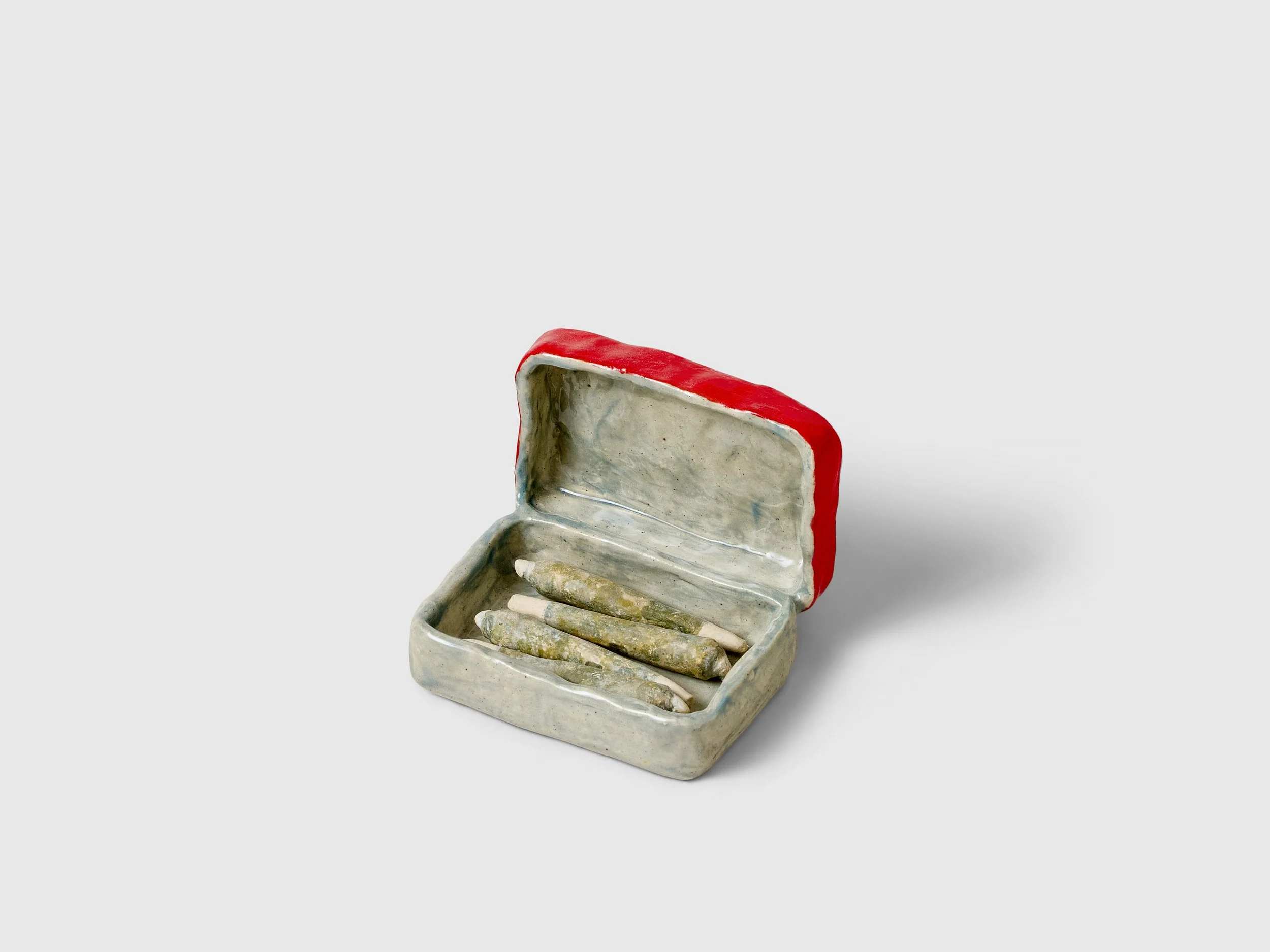STEPHANIE H. SHIH Stash Box , 2025 ceramic 2.5 x 3.5 x 3 inches INQUIRE+