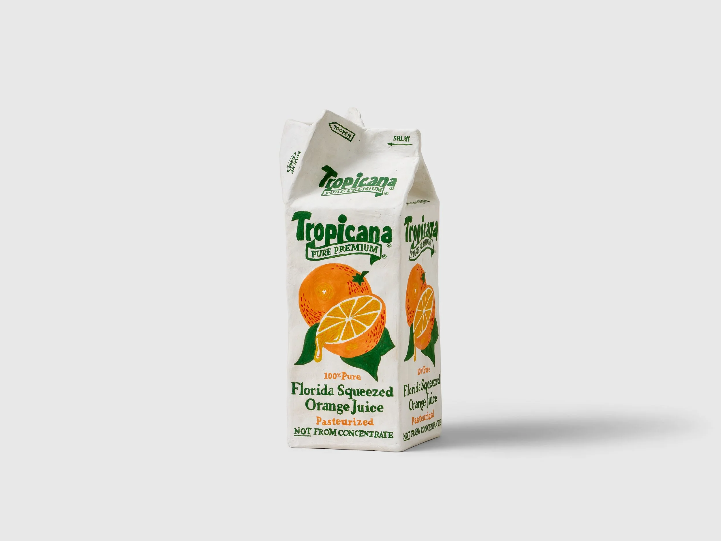 STEPHANIE H. SHIH Tropicana 100% Pure Florida Squeezed Orange Juice , 2025 ceramic 10.5 x 5 x 4 inches INQUIRE+