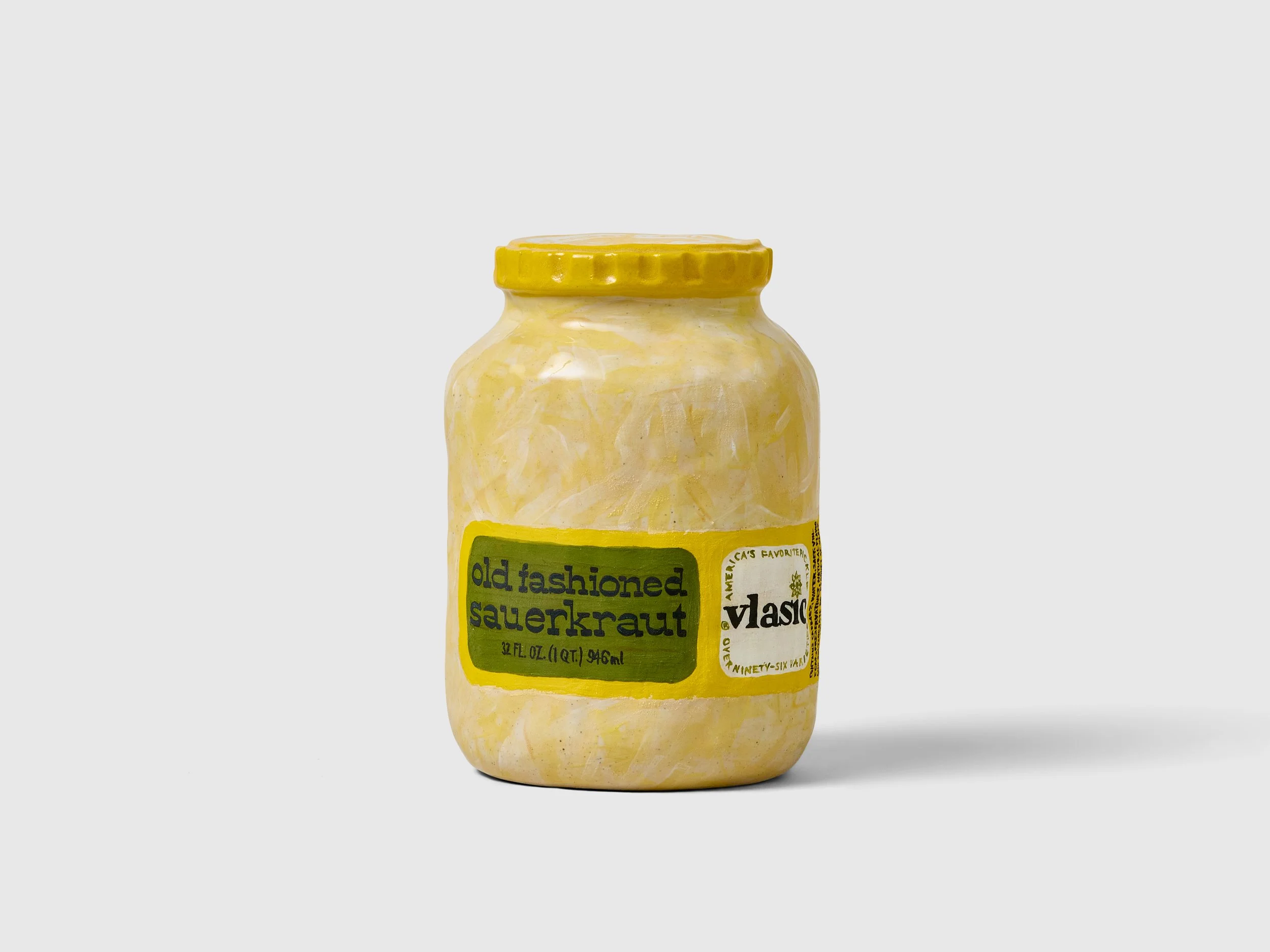 STEPHANIE H. SHIH Vlasic Old Fashioned Sauerkraut , 2025 ceramic 6 x 4.5 x 4.5 inches INQUIRE+