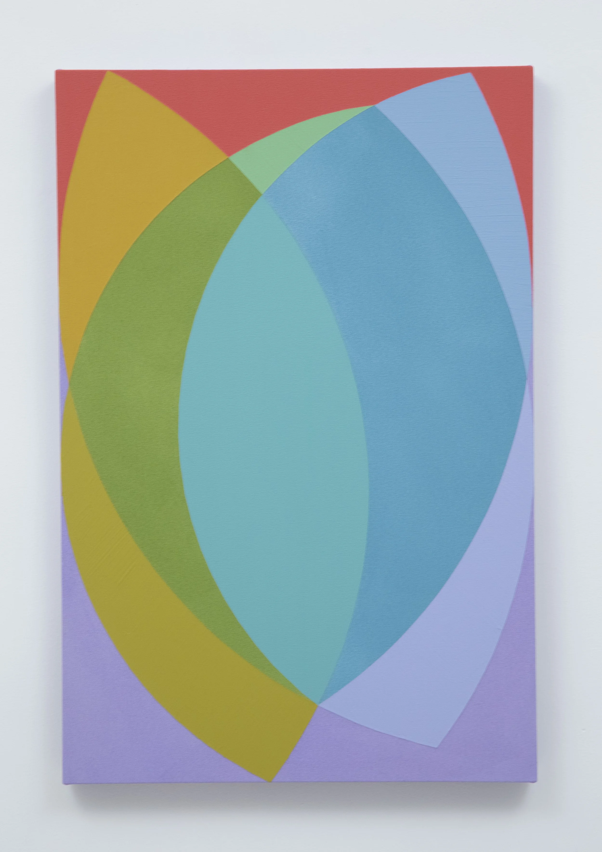  HALSEY HATHAWAY  Comforter , 2025 acrylic on canvas 30 × 20 inches   INQUIRE+  