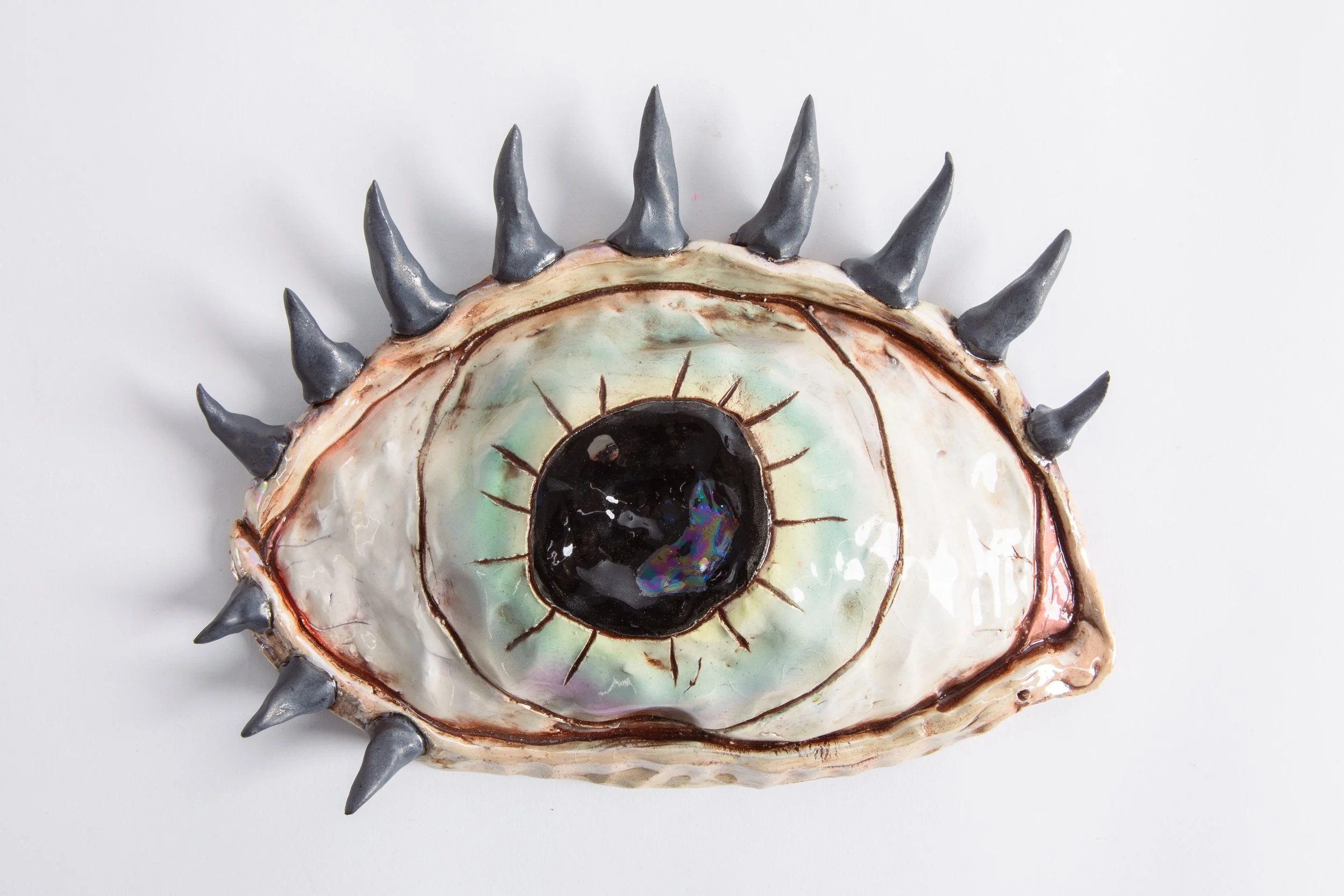  GRACE STOTT  Left Eye , 2025 stoneware 8.25 x 11 x 2 inches   INQUIRE+  