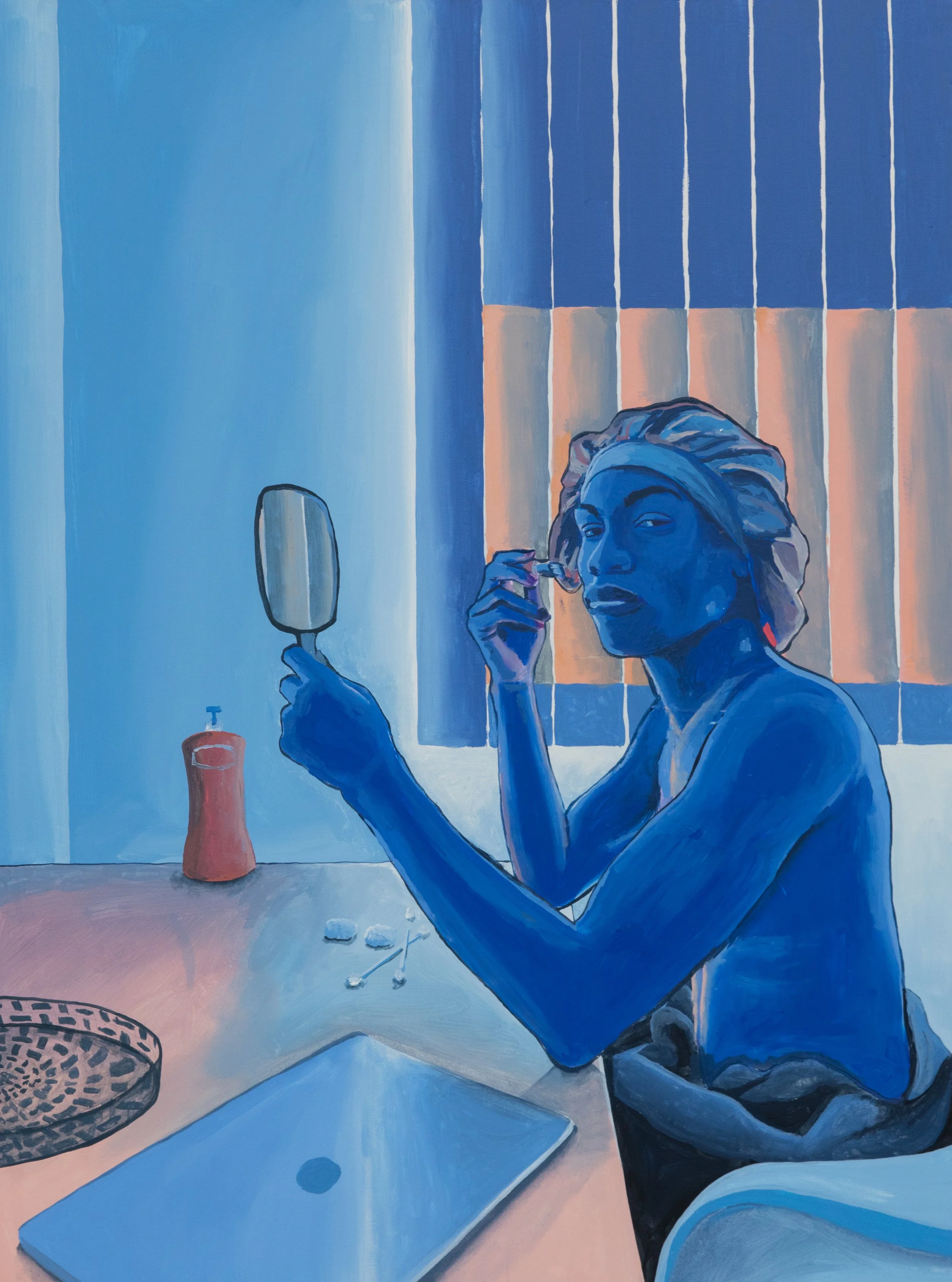  COREY PEMBERTON  Beyond,  2024 house paint on canvas 48 x 36 inches   INQUIRE+  