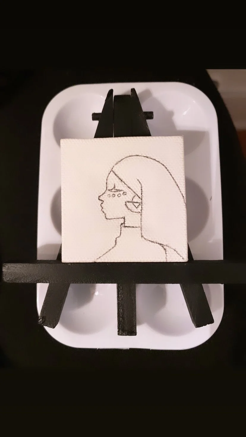 HIJABI MINI CANVAS & EASEL SET