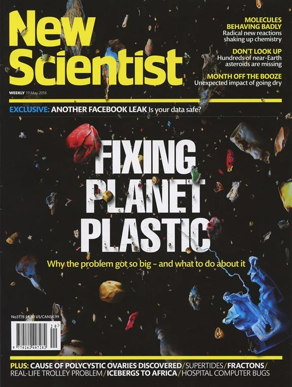New Scientist Magazine Front cover and feature in 'Aperture'