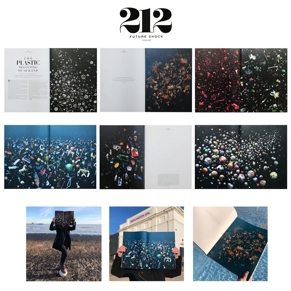 212 Magazine 14-page feature ‘The Plastic of Our End’ FUTURE SHOCK Autumn / Winter 2020