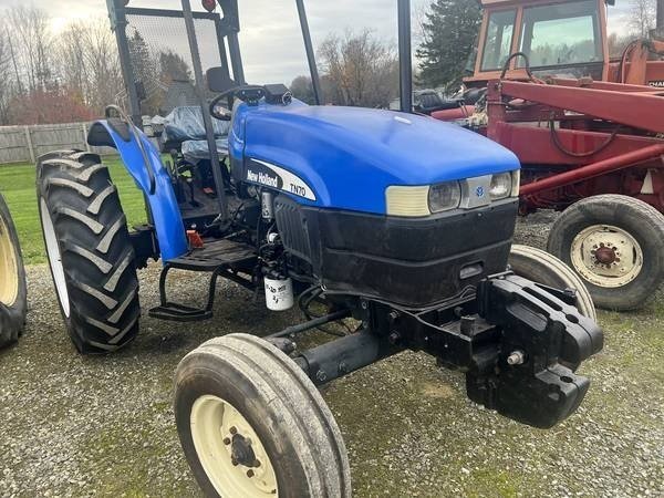 New Holland TN70 2 WD, 70Hp, New Rear Tires, Canopy, Extra Lights, 1870 HRS, 2 set Rear Remotes - $13,900