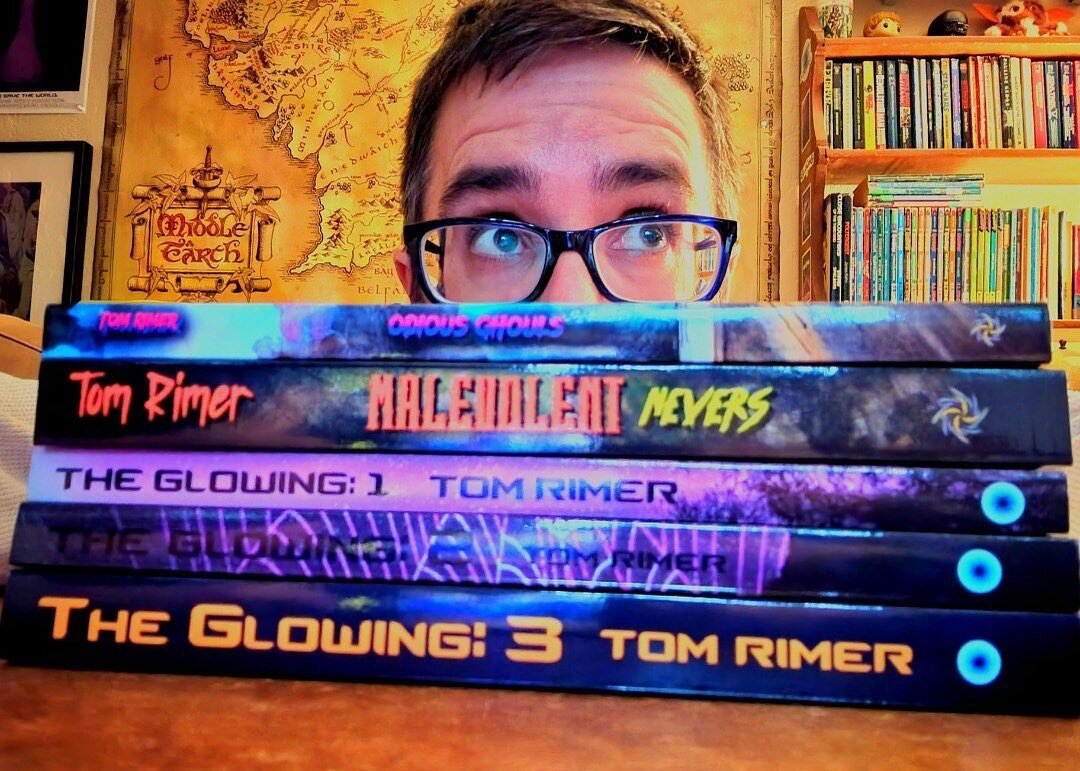 Posted @withregram &bull; @bookishrimer hi. it's me, Tom. Your friendly-ish neighborhood horror author. I write books. Books that remind me of the terrifying VHS covers i drooled over at the movie rental place back in...well, a long time ago. Looking