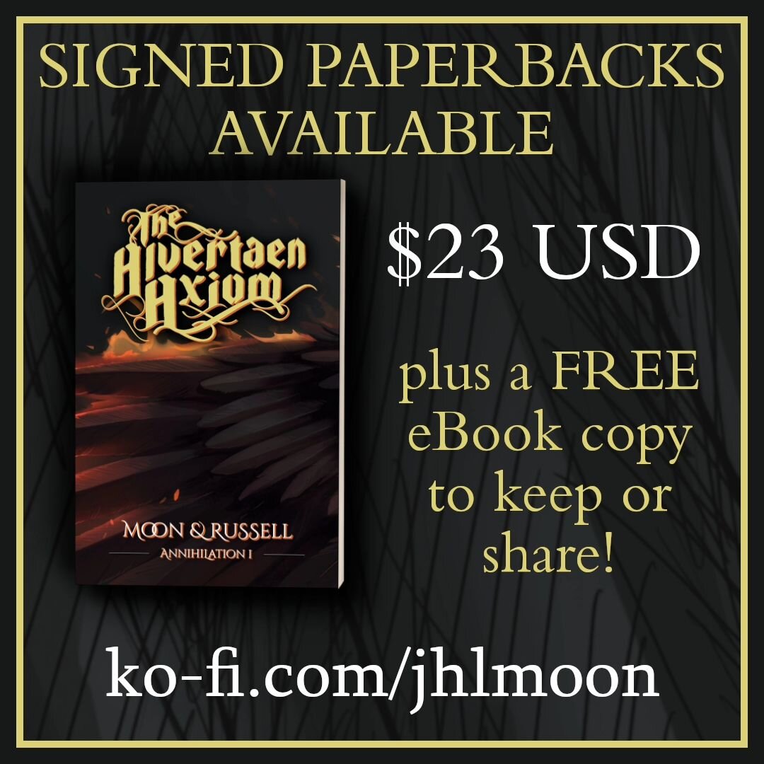 More good news out of Alvertaen? 👀 

#paperback #signedpaperback #giveaway #ebook #ebookgiveaway #hopepunk #hopepunkbooks #thealvertaenaxiom #AAA1