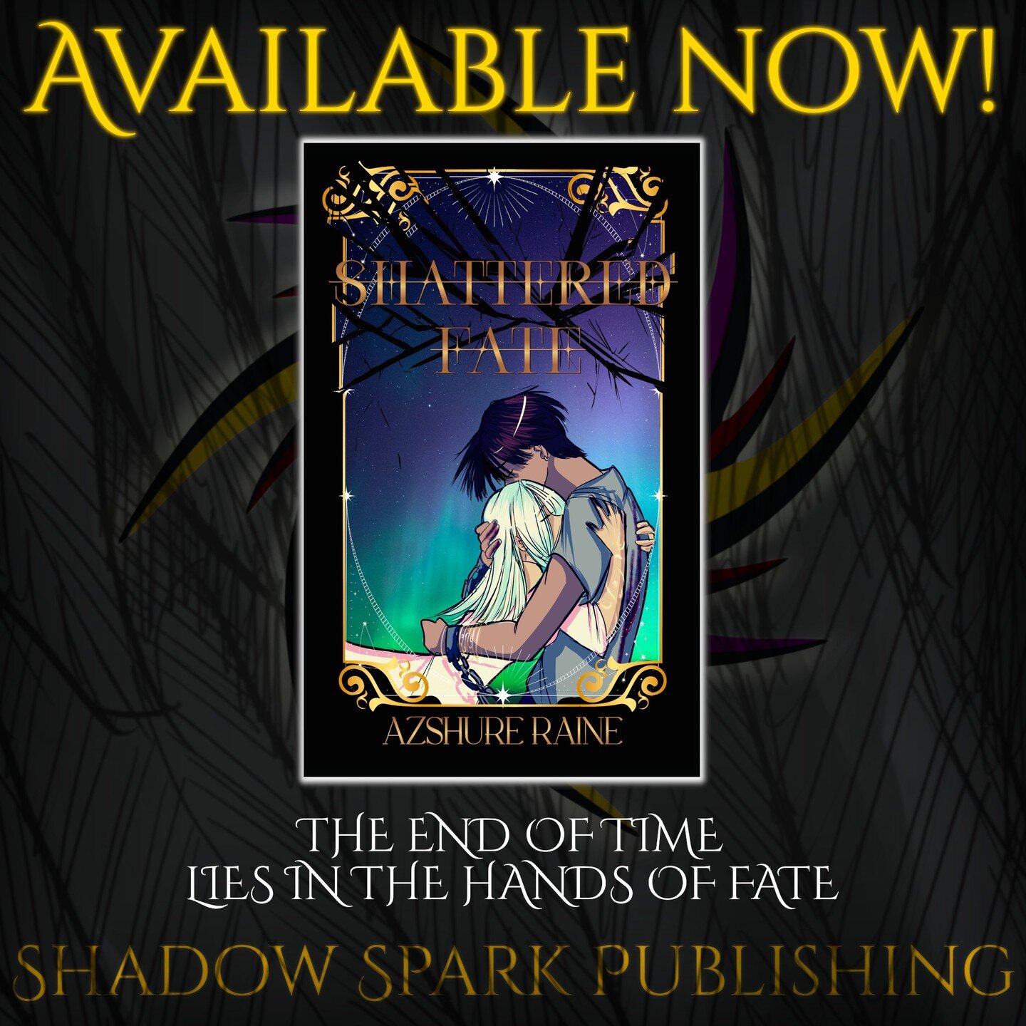 ⌛THE END OF TIME LIES IN THE HANDS OF FATE⌛

Now available from SSP, the thrilling conclusion to @azshure's Zodiac trilogy, SHATTERED FATE. Check out the blurb, then follow the link in our bio to grab your copy!

⌛BLURB⌛
War is on the horizon after t