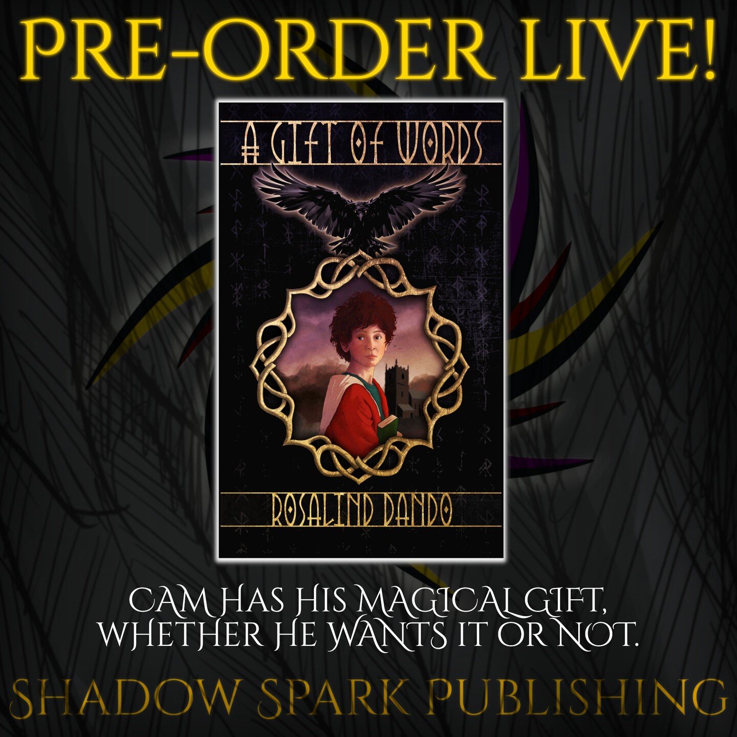📖COVER REVEAL &amp; PREORDER AVAILABLE!

We are so excited to share the cover of A GIFT OF WORDS by Rosalind Dando (@rosalind_dando)!

This magical middle grade contemporary fantasy releases April 30, and the ebook is available for preorder!

Cam ha