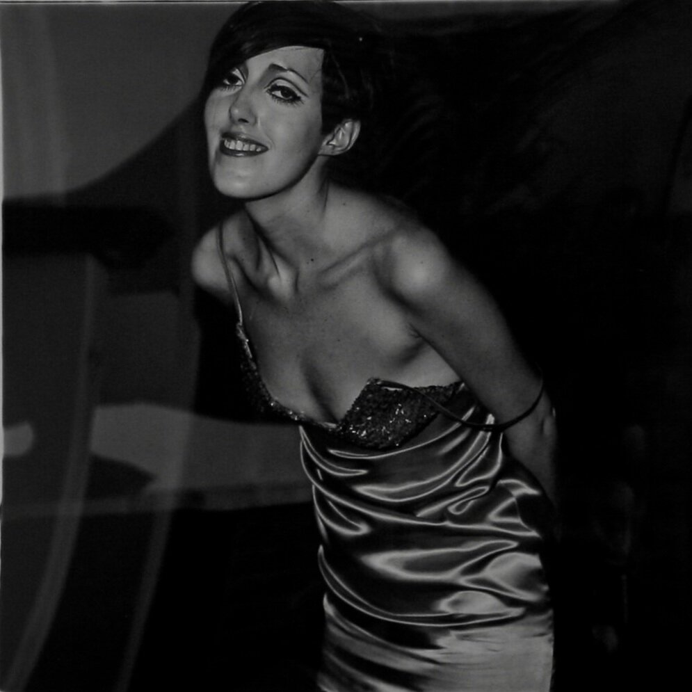 Diane Arbus, Girl in Shiny Dress, NYC, 1967
