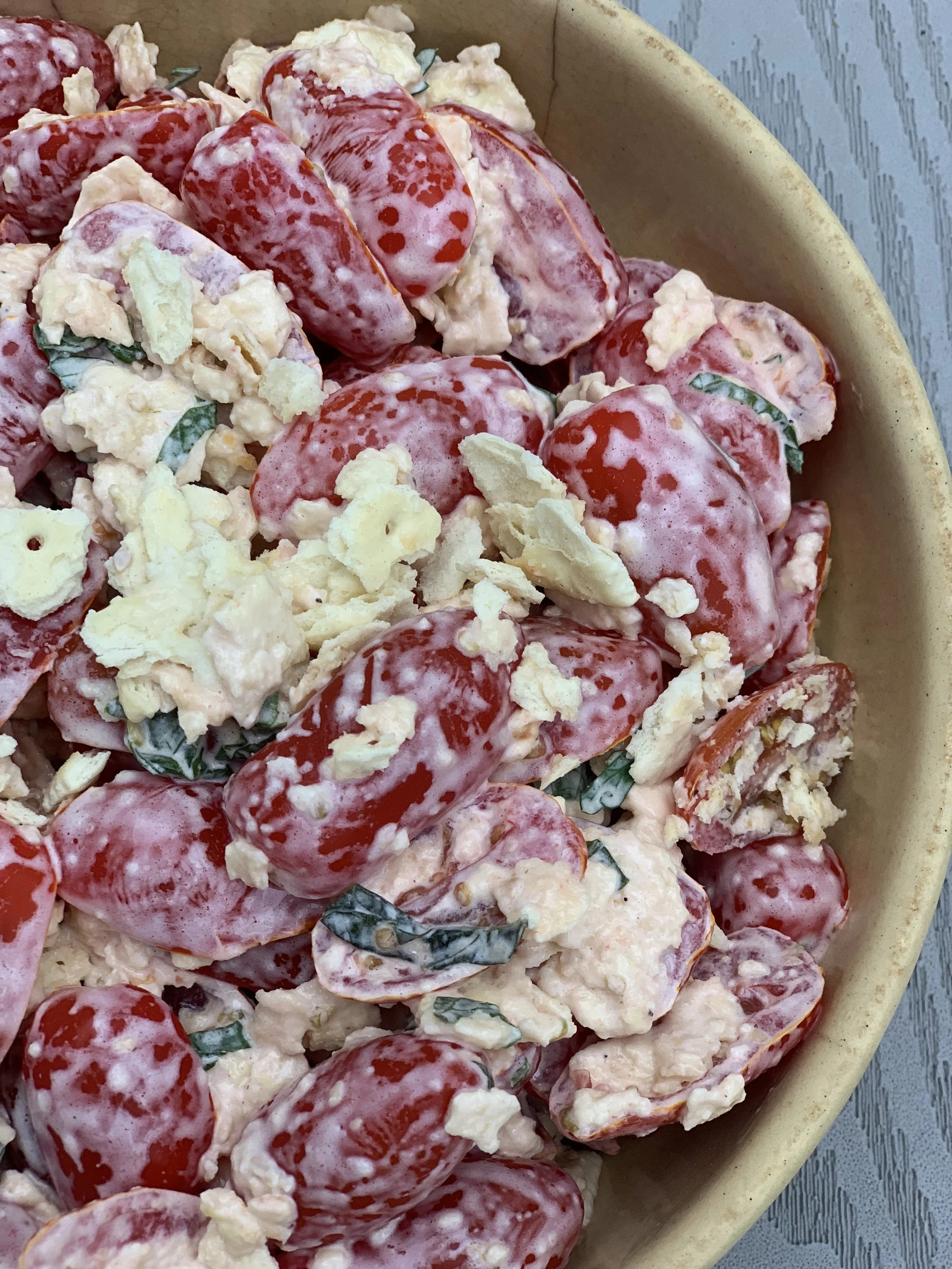 Tomato &amp; Saltine Salad