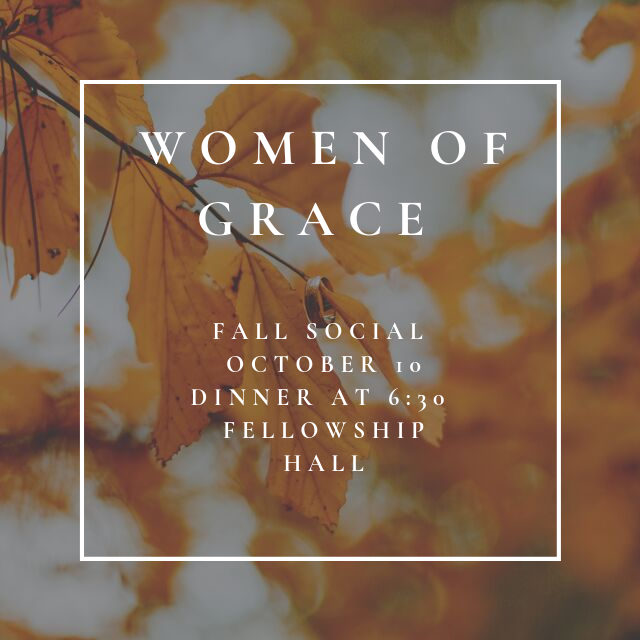 Women of GRACE Fall Social