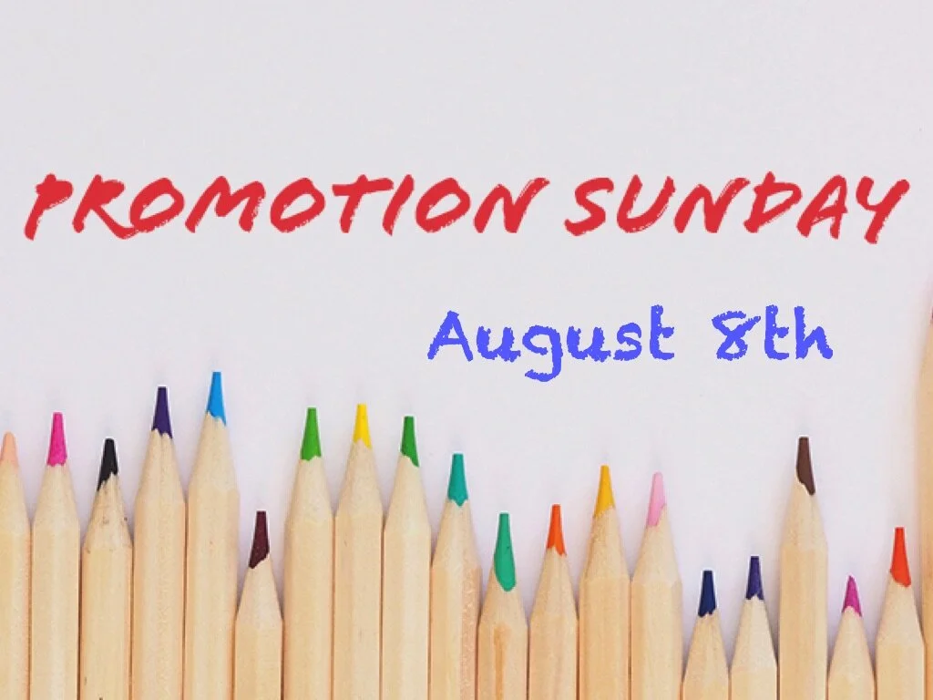 Promotion Sunday