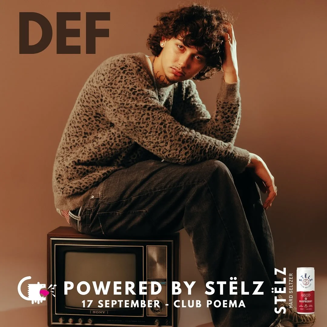 DEF x Club Poema &ndash; 17 september
Na een uitverkochte editie nodigen we Def uit! Van 23:00 tot 04:00 zetten we Club Poema weer vol in de drankstand. Powered by ST&Euml;LZ.

🎟 Early birds: slechts &euro;3,50 &ndash; beperkt beschikbaar!
🍹 De eer