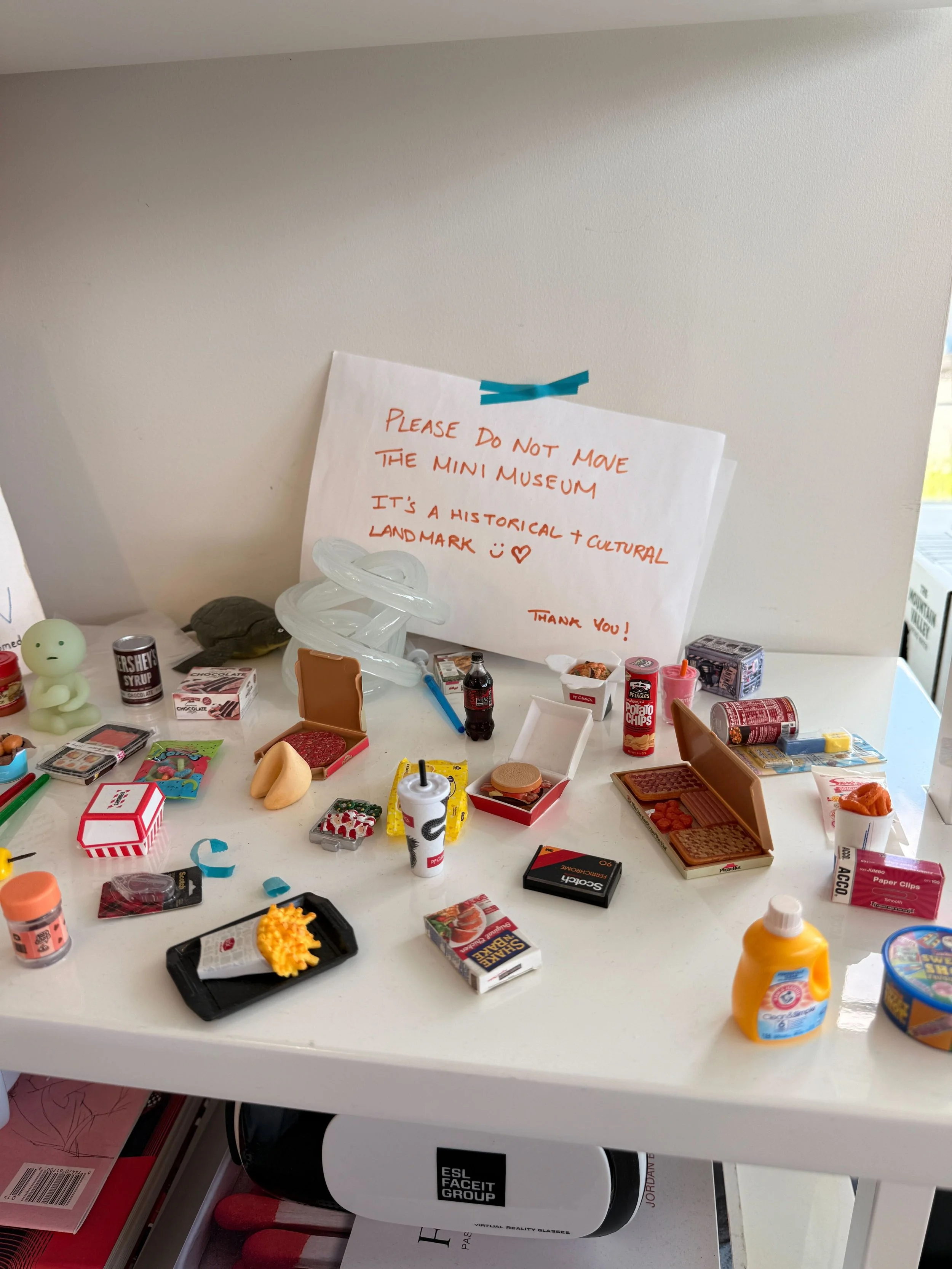 the mini-museum I started at work 
