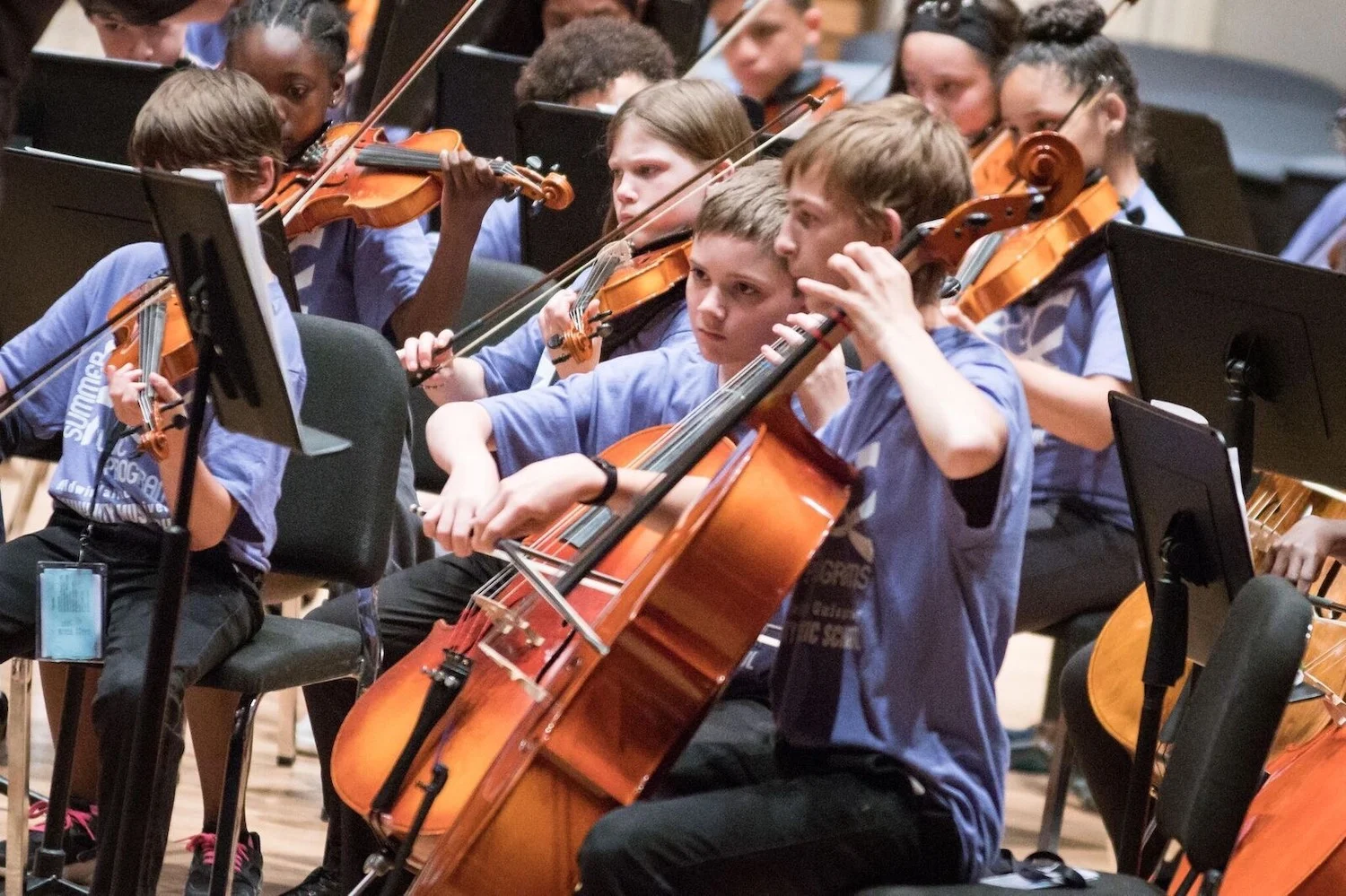 MHJF helped fund a youth orchestra program working in connection with the public school system.
