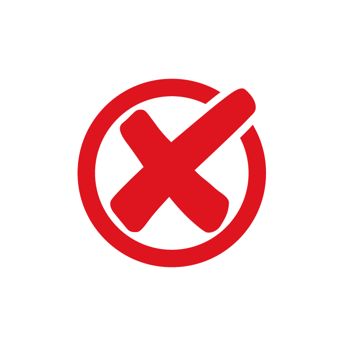 Red X Mark icon