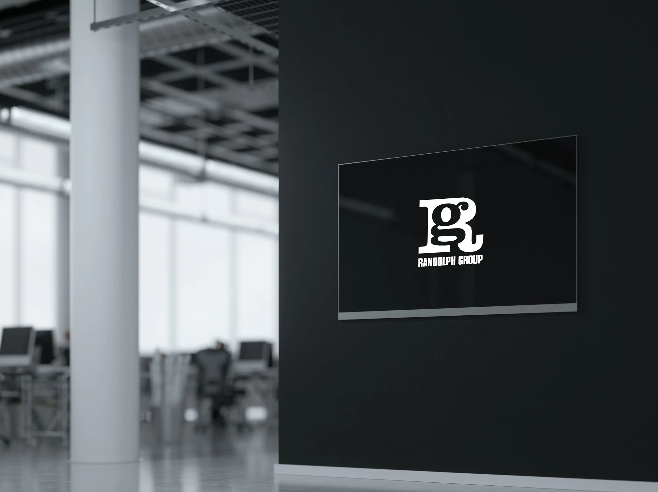 Randolph Group logo on tv.jpg