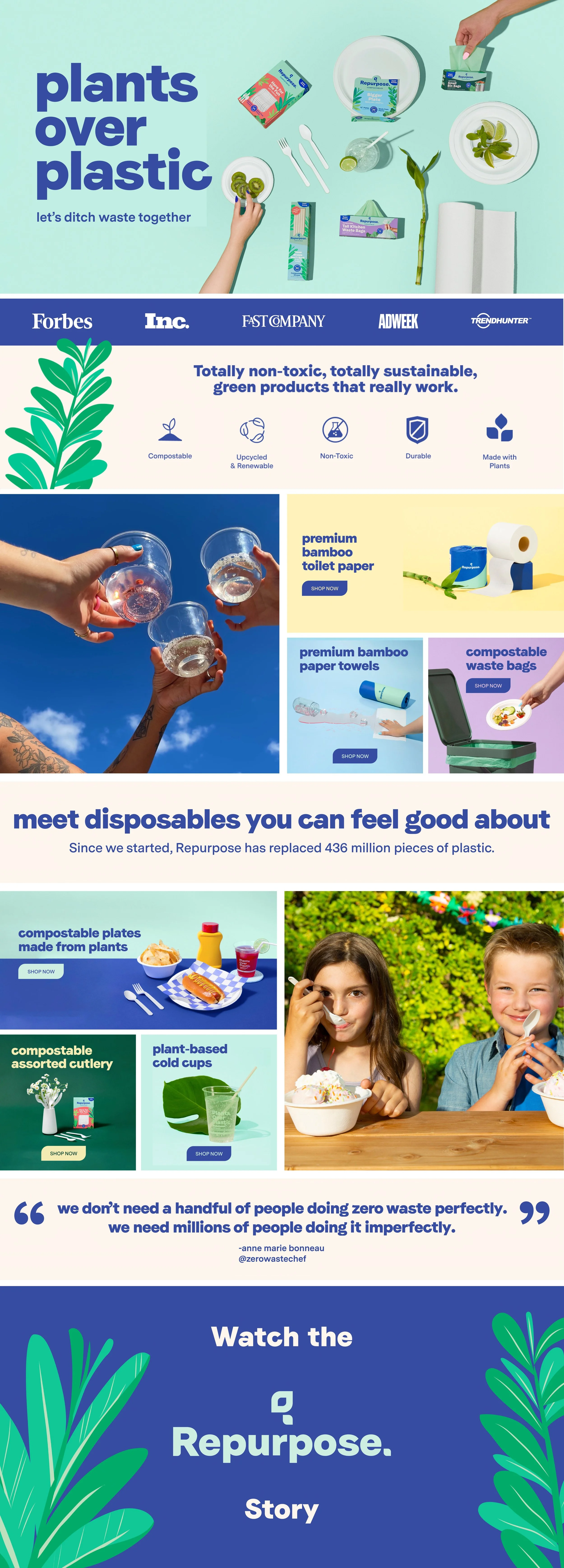 Amazon Store Page: Repurpose