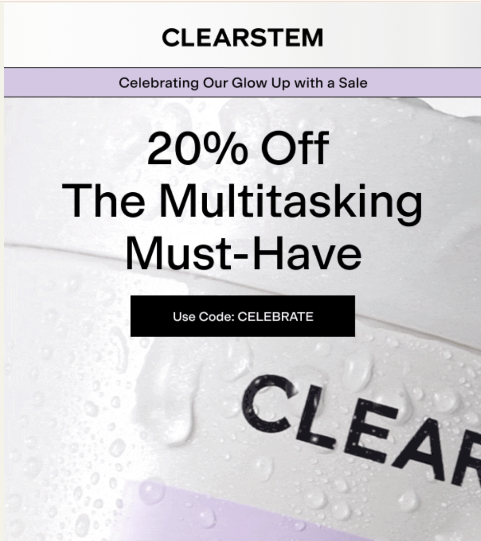 Segmented Email Campaign: CLEARSTEM