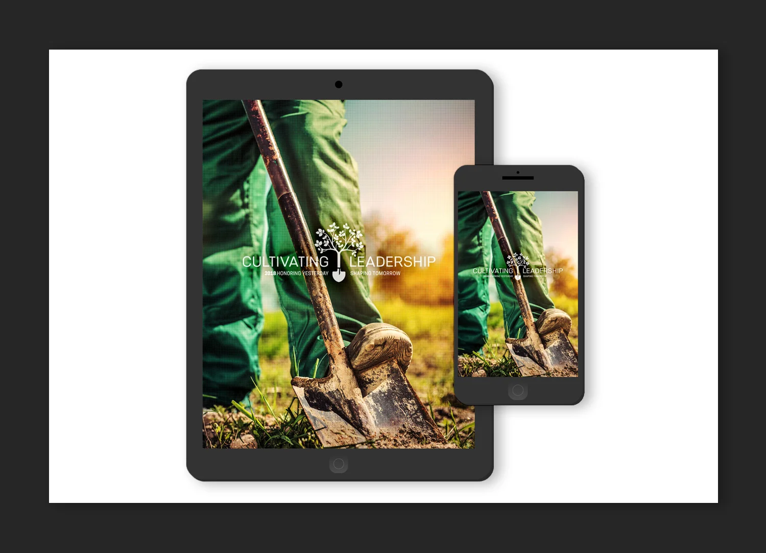 Annual Shareholder Retreat  |  Mobile App Screen Graphics