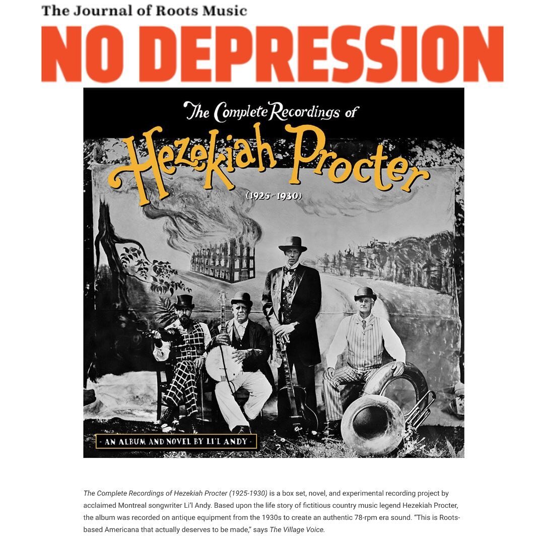 A song from my new album is the &ldquo;Fresh Track&rdquo; on No Depression.Com today! 

(Which is pretty cool because they are, like, the #1 &ldquo;alt country&rdquo; magazine in the world)

Check it out, cuz the link is in my bio😀

And watch the vi