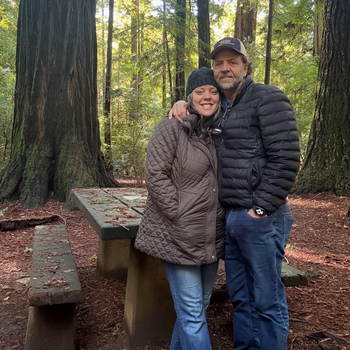 Happy (US) Thanksgiving! This is us today - hunkered down in one of our favorite places on earth: Jedediah Smith State Park. These redwoods have given us respite when we were new parents decades ago and needed to break up the daily routine of wiping 