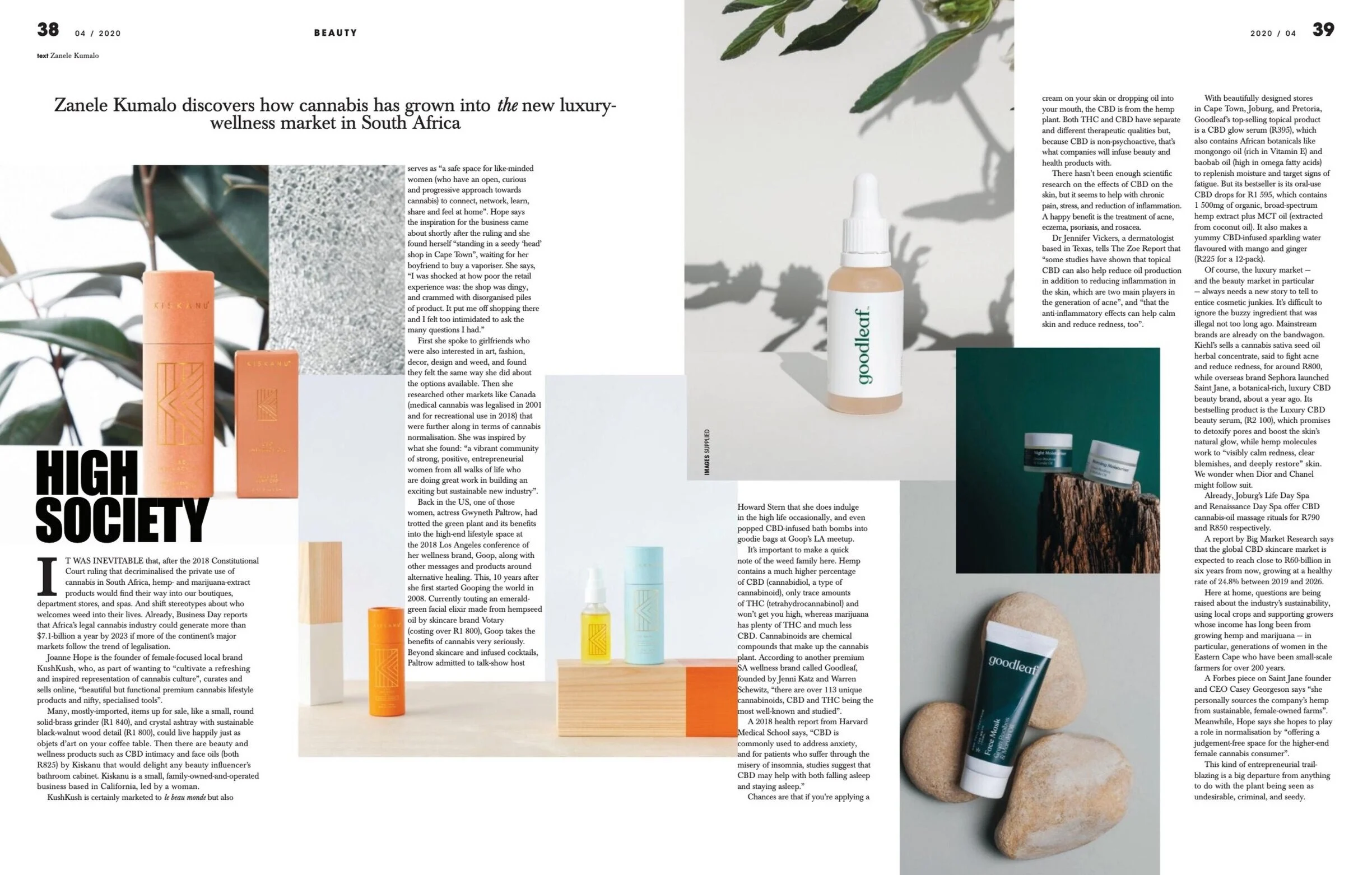 How cannabis grew into the new luxury wellness market in South Africa