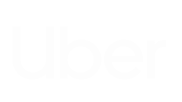Uber logo in white text on a black background.