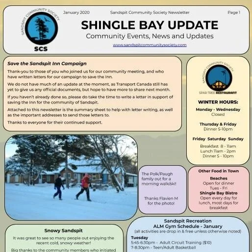 January 2020 Newsletter