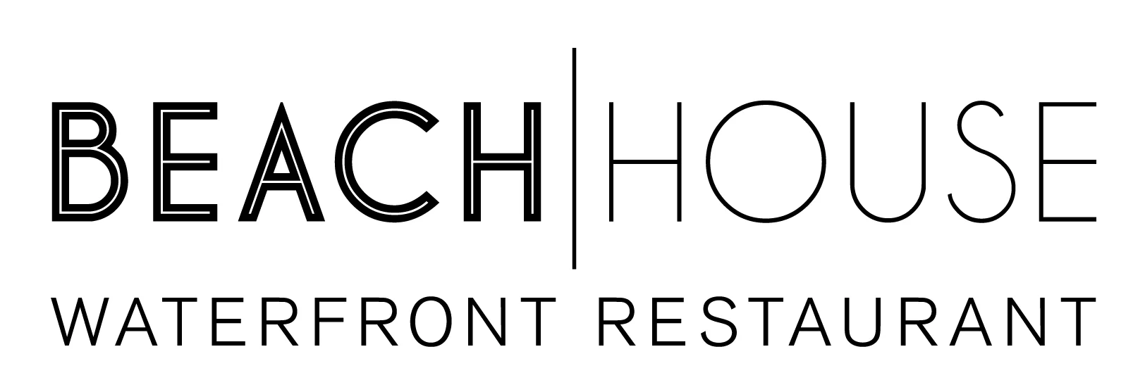 The Beach House Waterfront Resturant’s modern and clean logo.