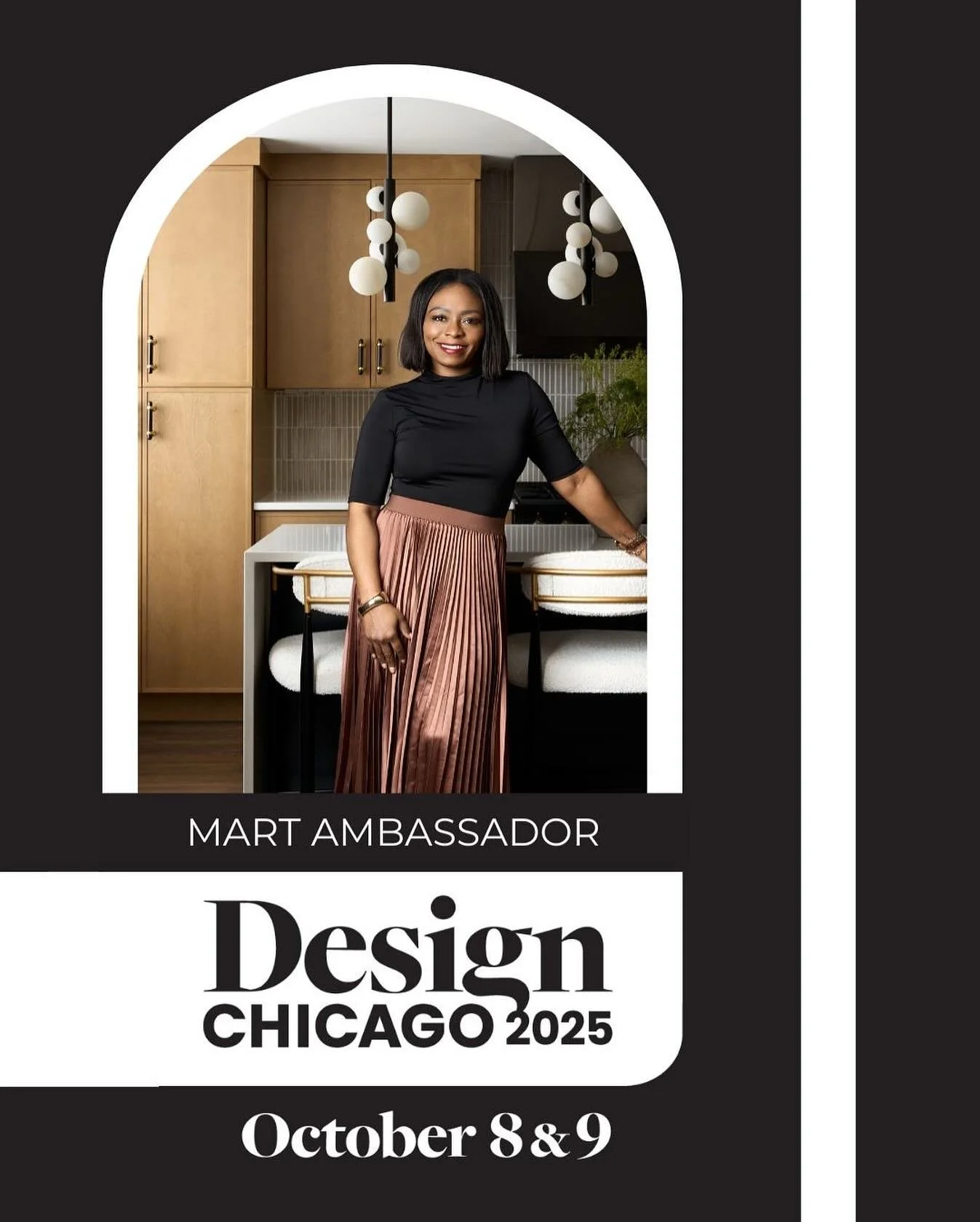 I am honored to share that I have been selected as Ambassadors for Design Chicago 2025 at @themartchicago.

This October 8&ndash;9, industry professionals and design enthusiasts will gather at THE MART for showroom open houses, inspiring panel talks,