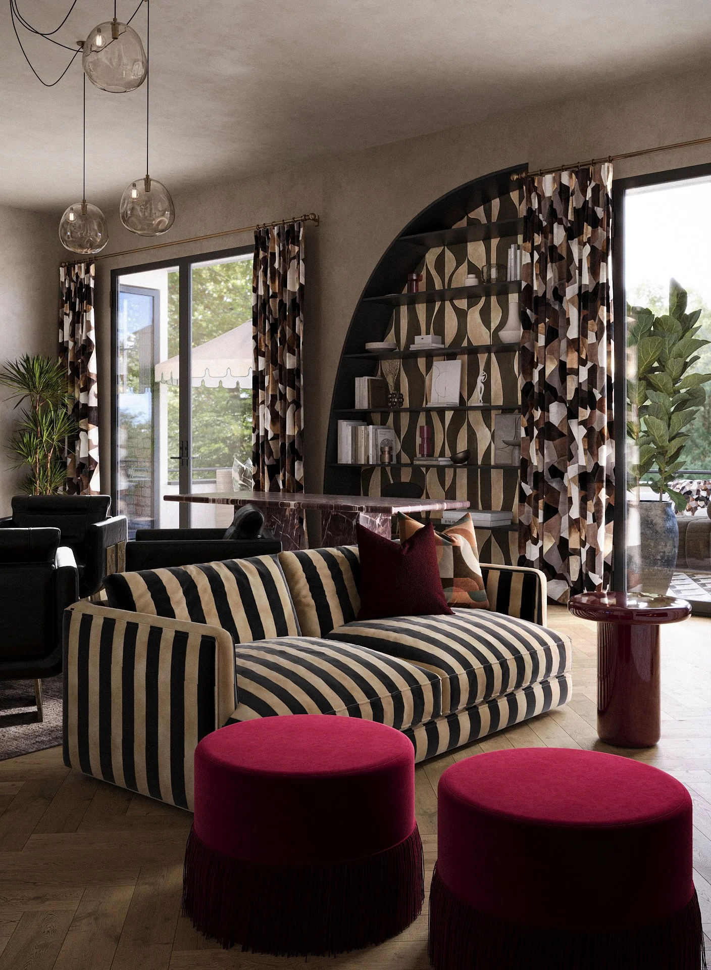 The Reveal: Our Office &amp; Terrace for the Living by Design Showhouse with Luxe Interiors + Design