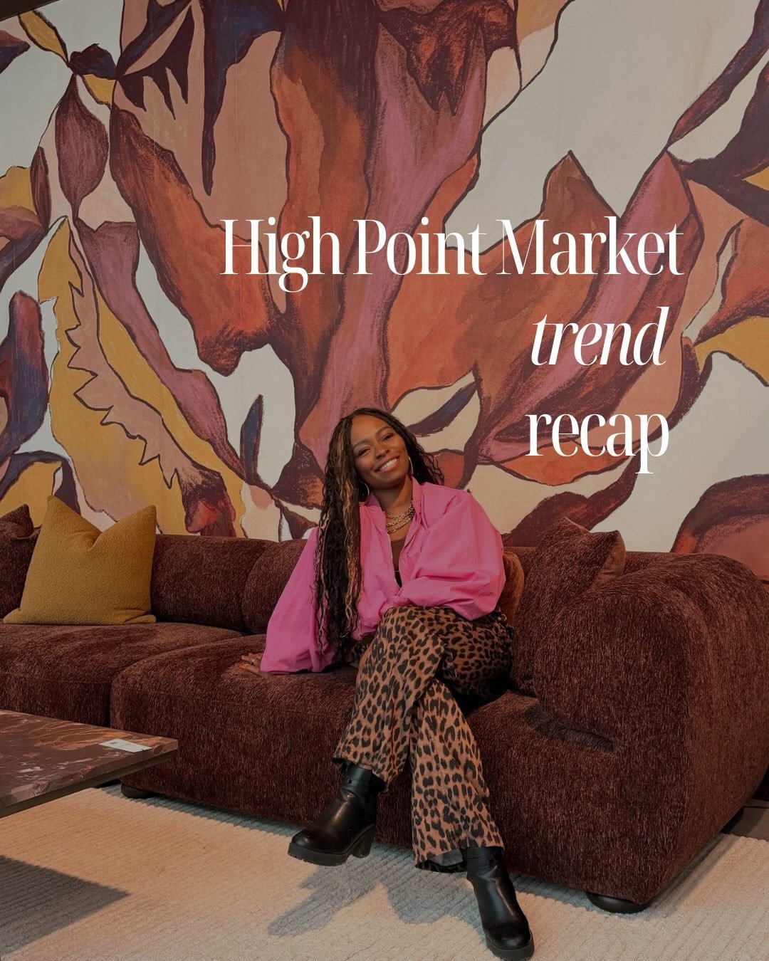 High Point Market trends I&rsquo;m taking back to my client projects this season:

Deep, rich jewel tones. Organic shapes in both lighting and furniture. Play and game tables that make a room feel lived in.  Burlwood, and black glass everywhere.

Wha