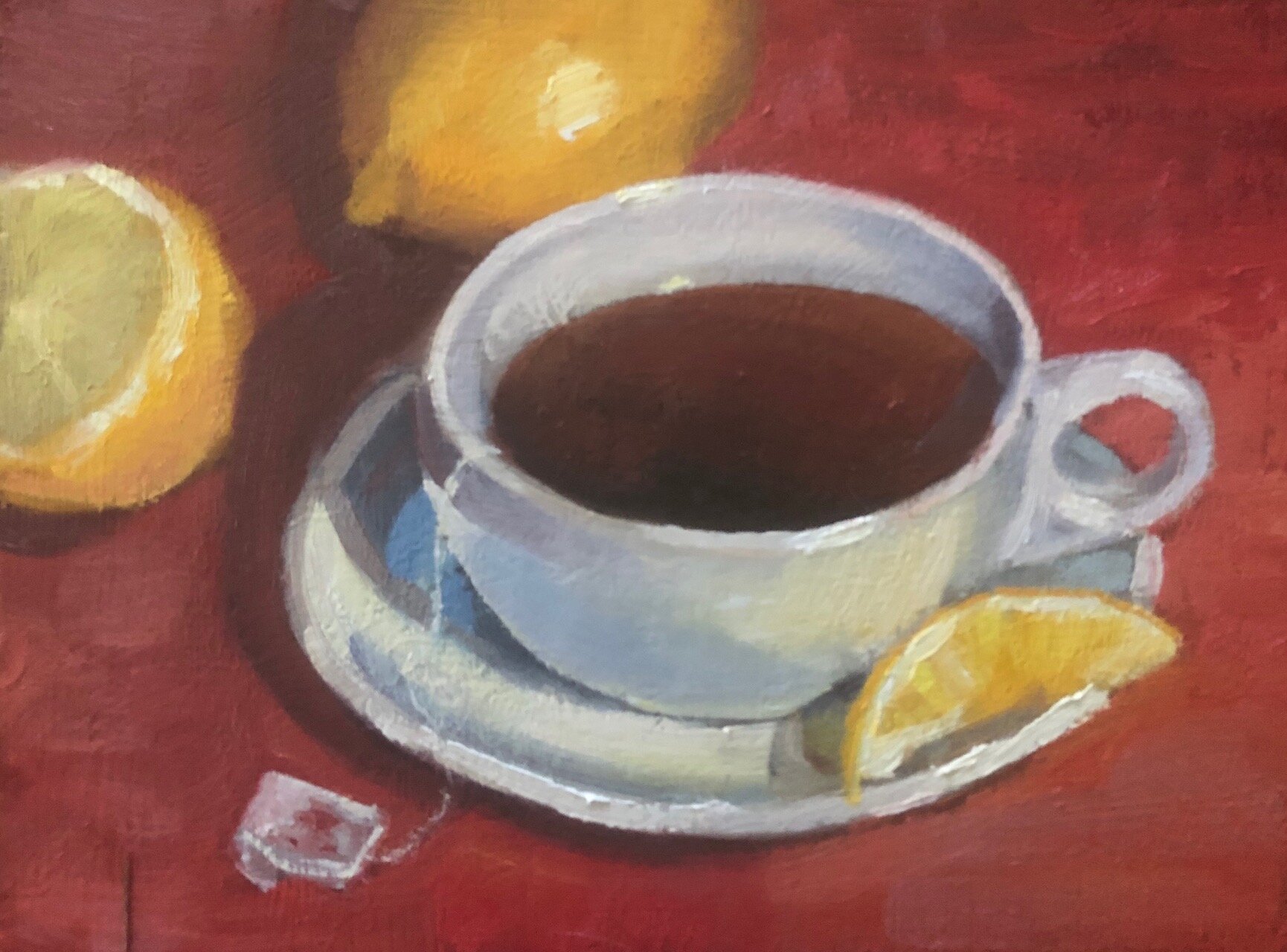  Tea and Lemon - 6x8 