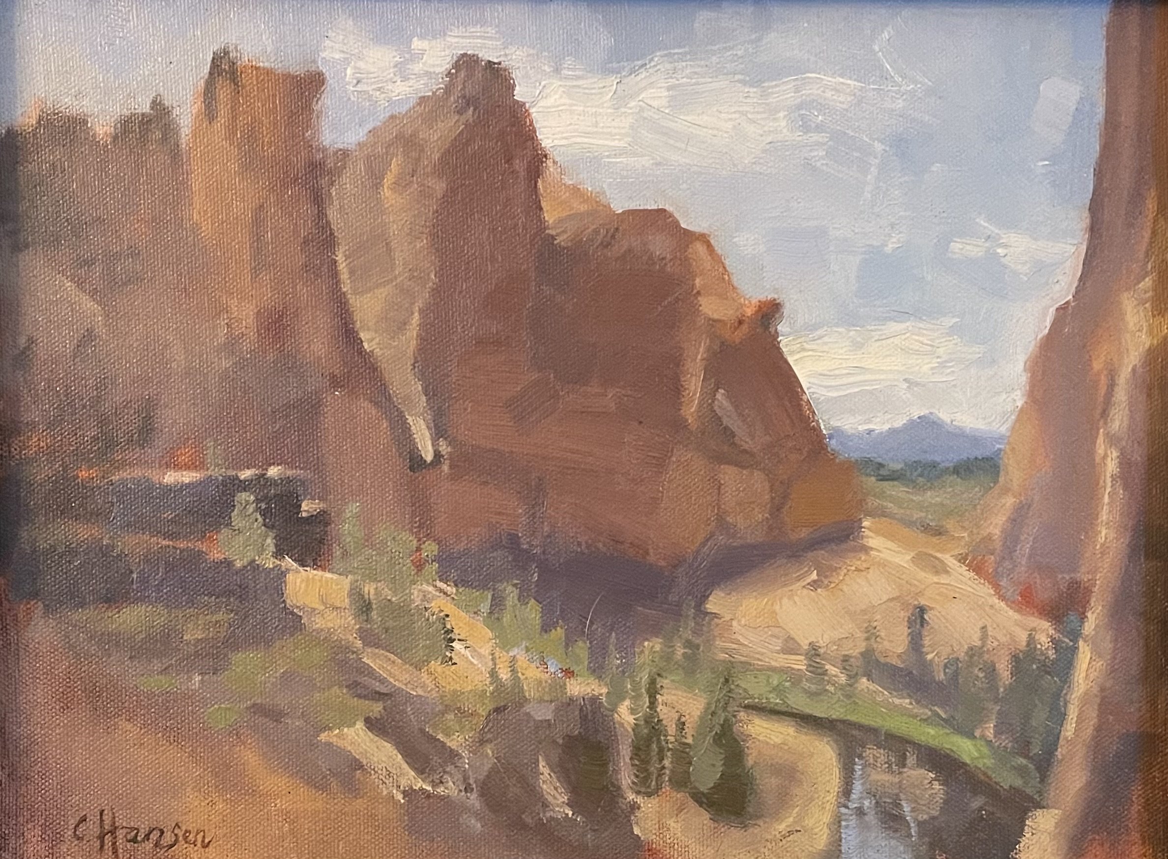 Smith Rock Plein Air, 9"x12"