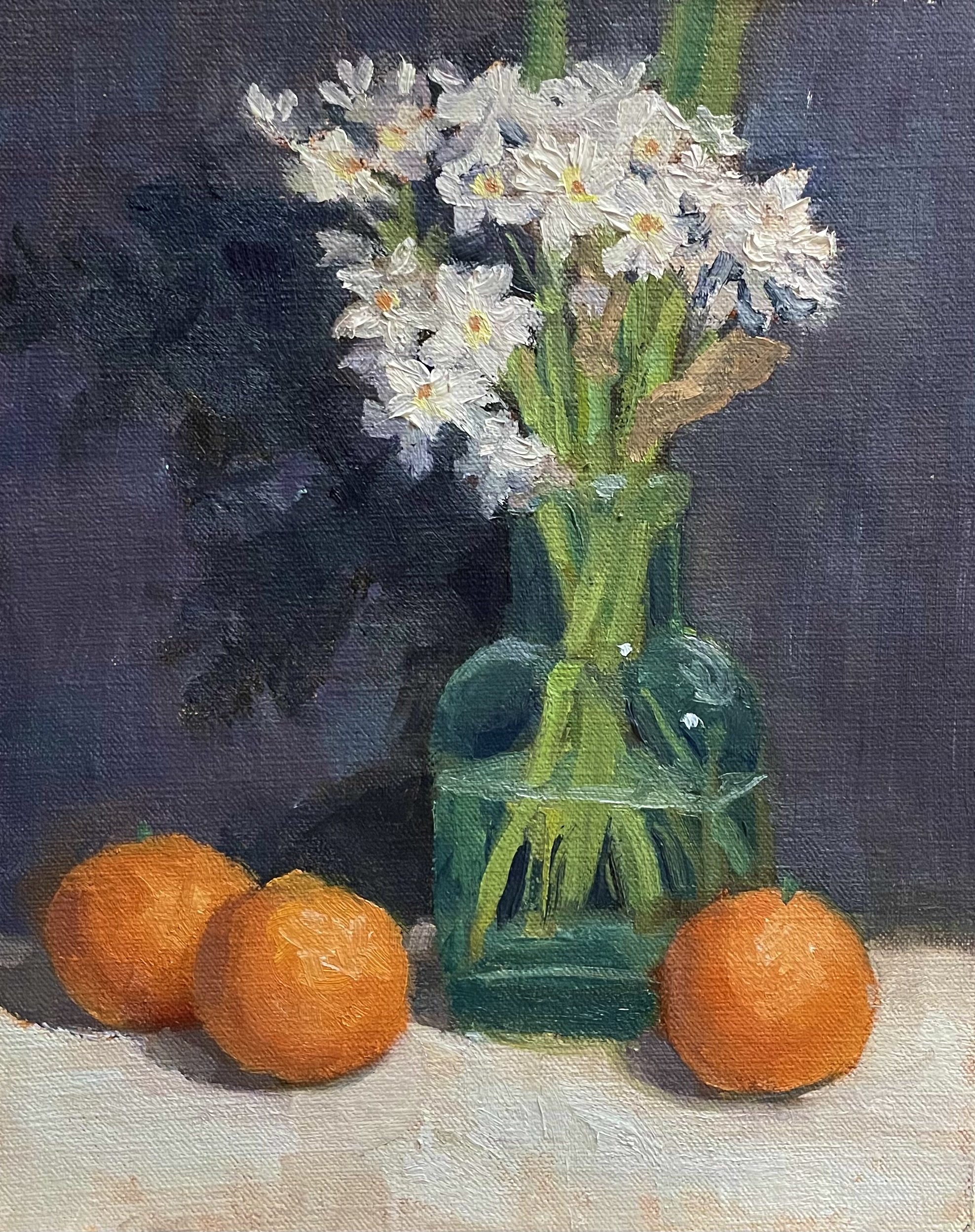 Paper-whites and Tangerines, 8"x10"