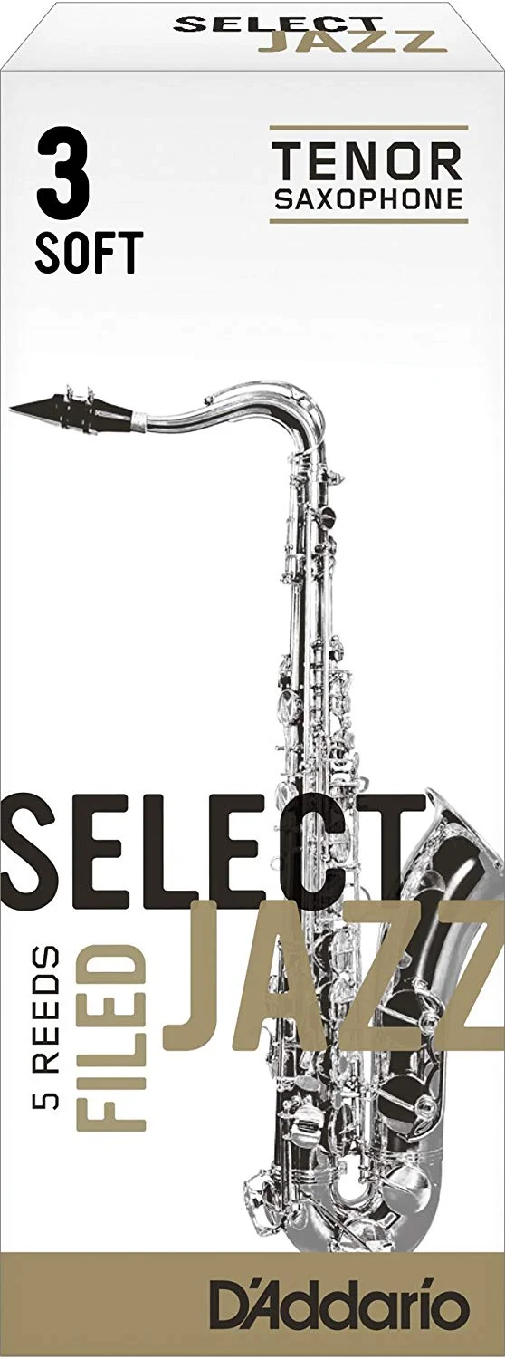 D'Addario Jazz Select Filed Tenor 3 Soft
