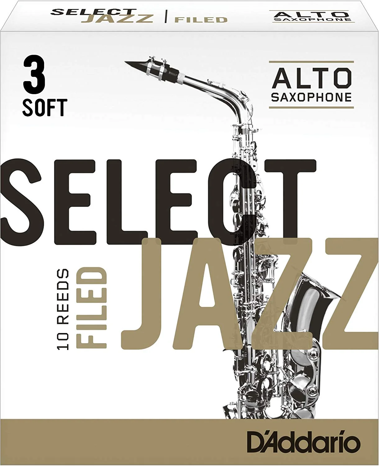 D'Addario Jazz Select Filed Alto 3 Soft