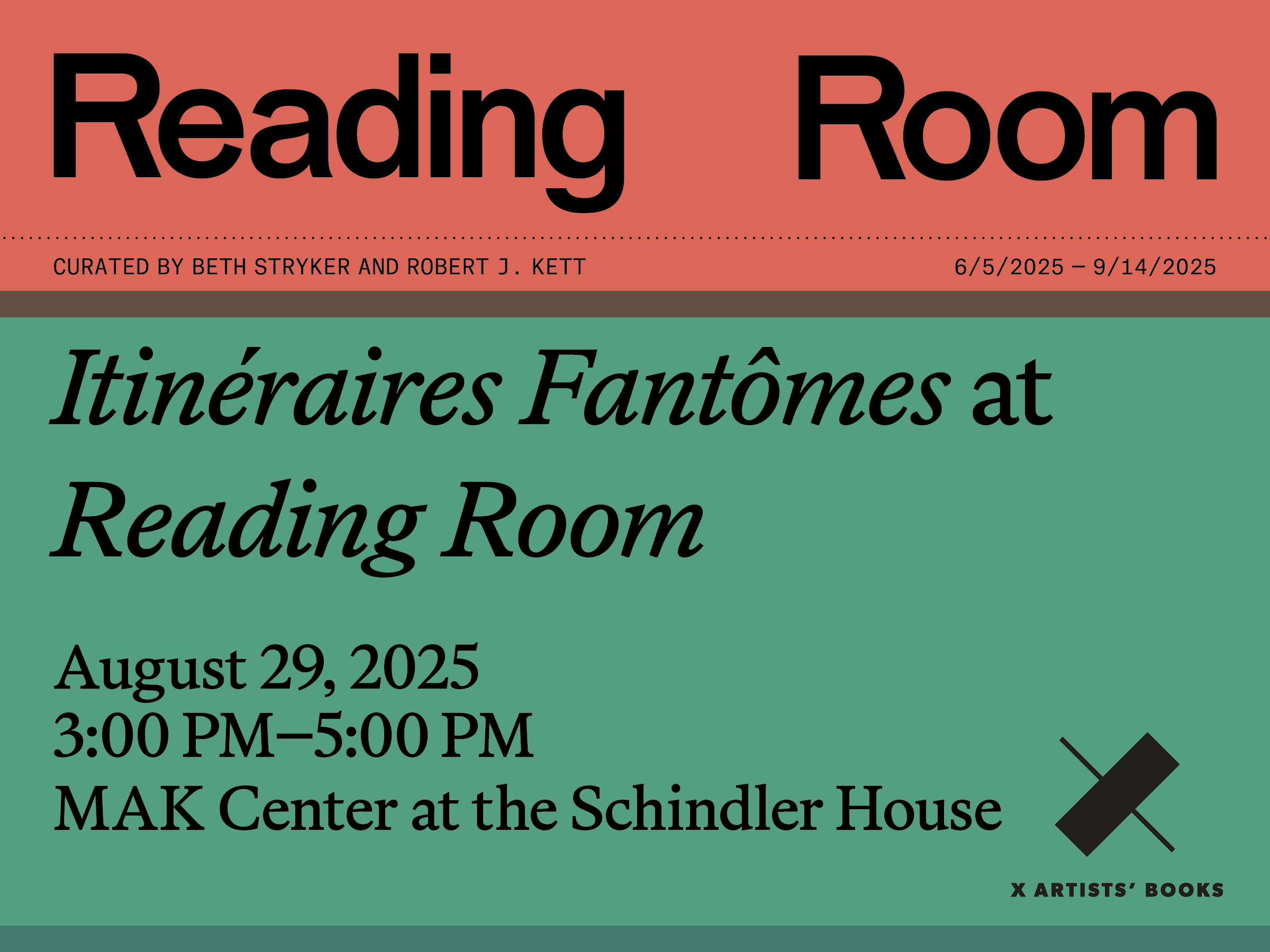 Itinéraires Fantômes at Reading Room