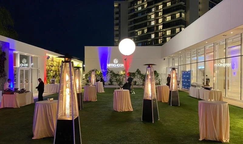 A beautiful location for a cocktail reception in Los Angeles