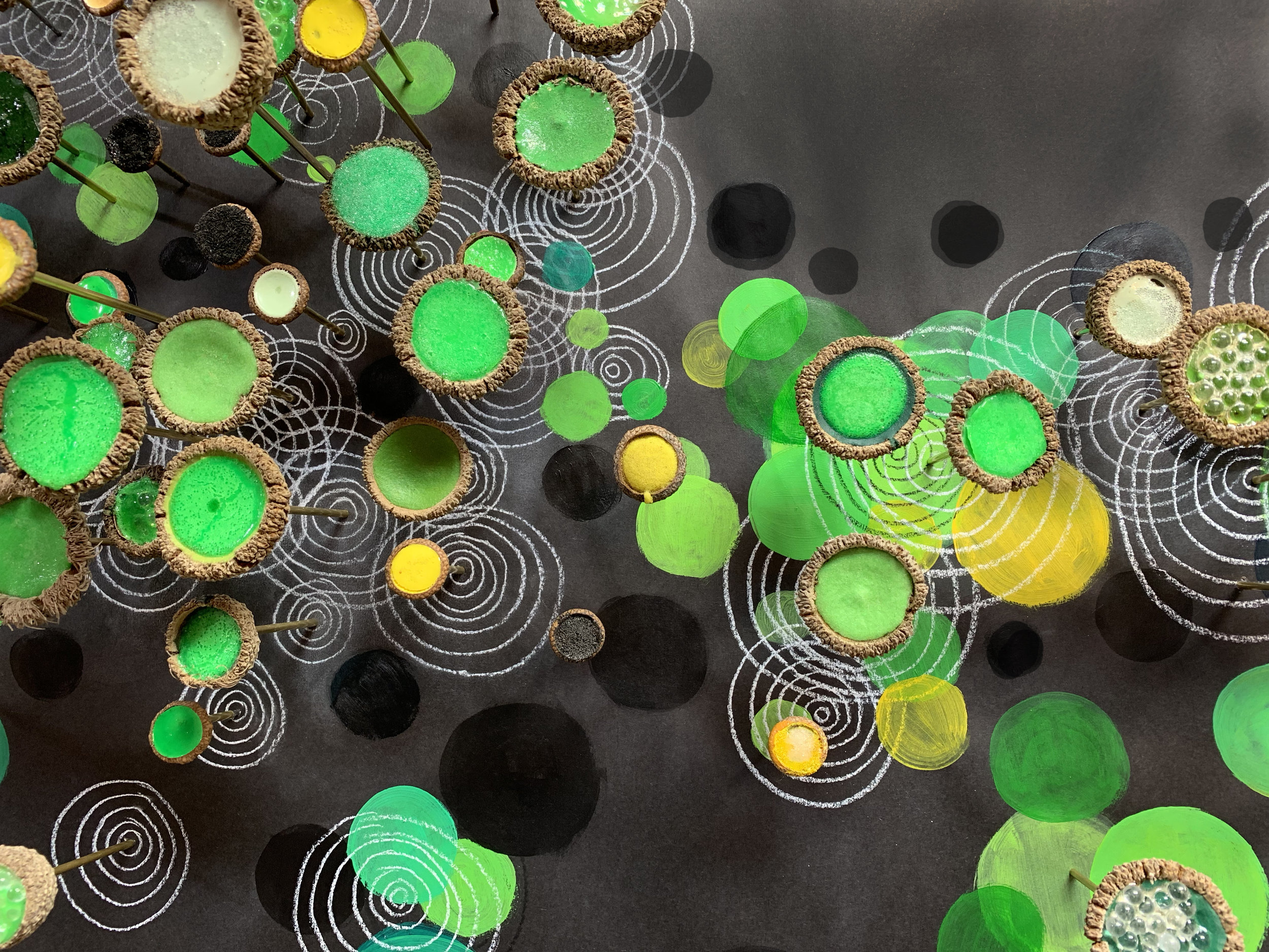 Neon Raindrops (detail)