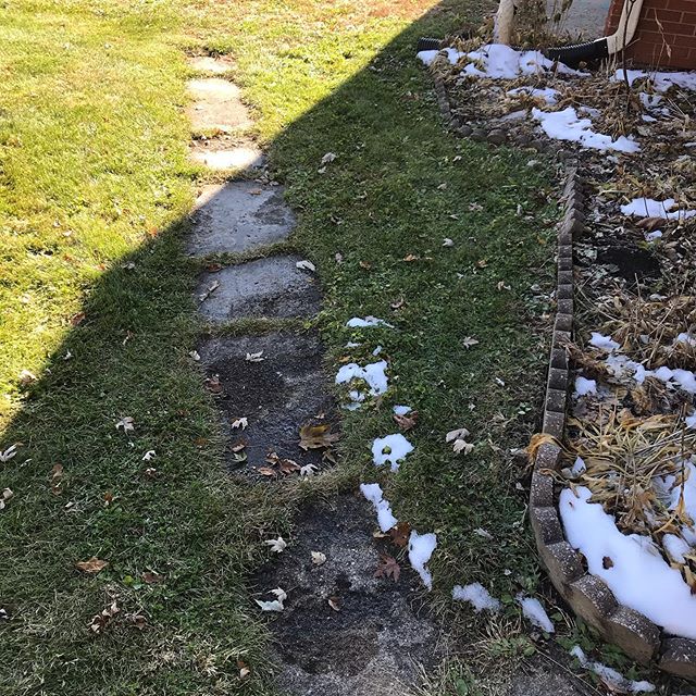 Remove old sidewalk, install new, repairs on deck and porch area ... happy customer